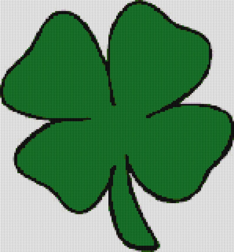 four-leaf-clover-cross-stitch-pattern-etsy