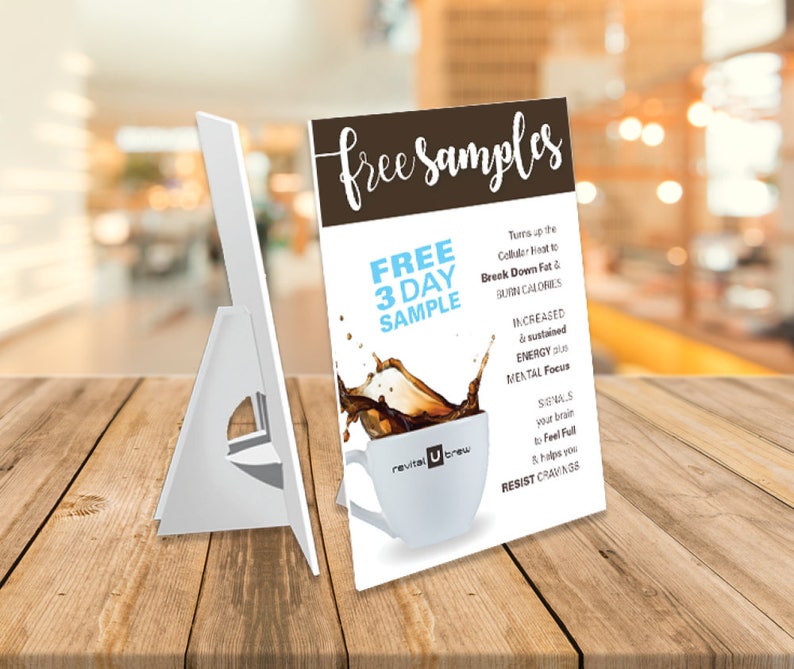 Table Top Sign Template Table Top Sign Template