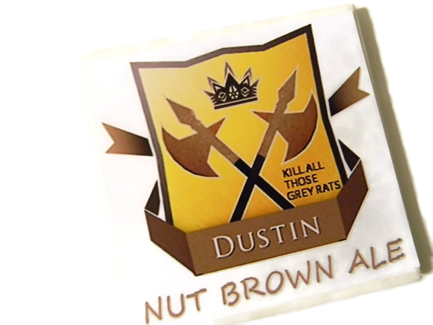 Game of Thrones Dustin Coasters house dustindustin Etsy