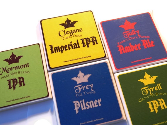 game of thrones beer coasters image clegane frey tully mormont tyrell game of thrones beer etsy game of thrones beer coasters image clegane frey tully mormont tyrell game of thrones beer etsy