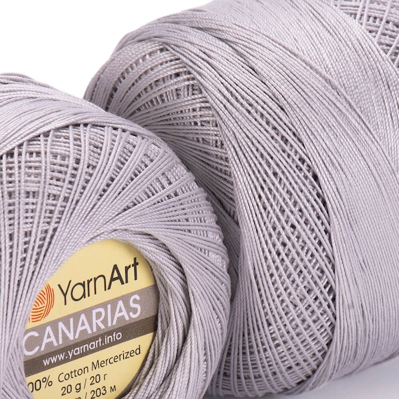 Bead Crochet Thread Light Gray for Small Beads, for 11/0 or 8/0