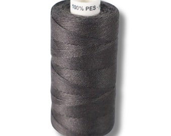 Bead crochet thread Gray Black Color for small seed beads, for 11/0, 8/0 seed beads, Bead crochet yarn, Thread for bead crochet technique