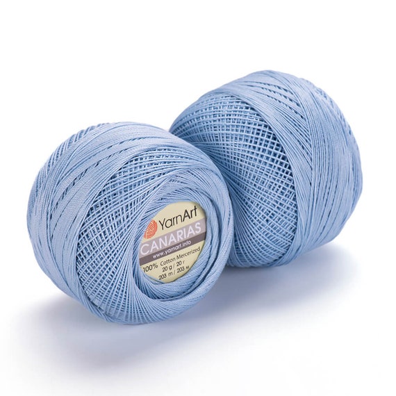 Bead Crochet Thread Sky Blue for Small Beads, for 11/0 or 8/0 Seed