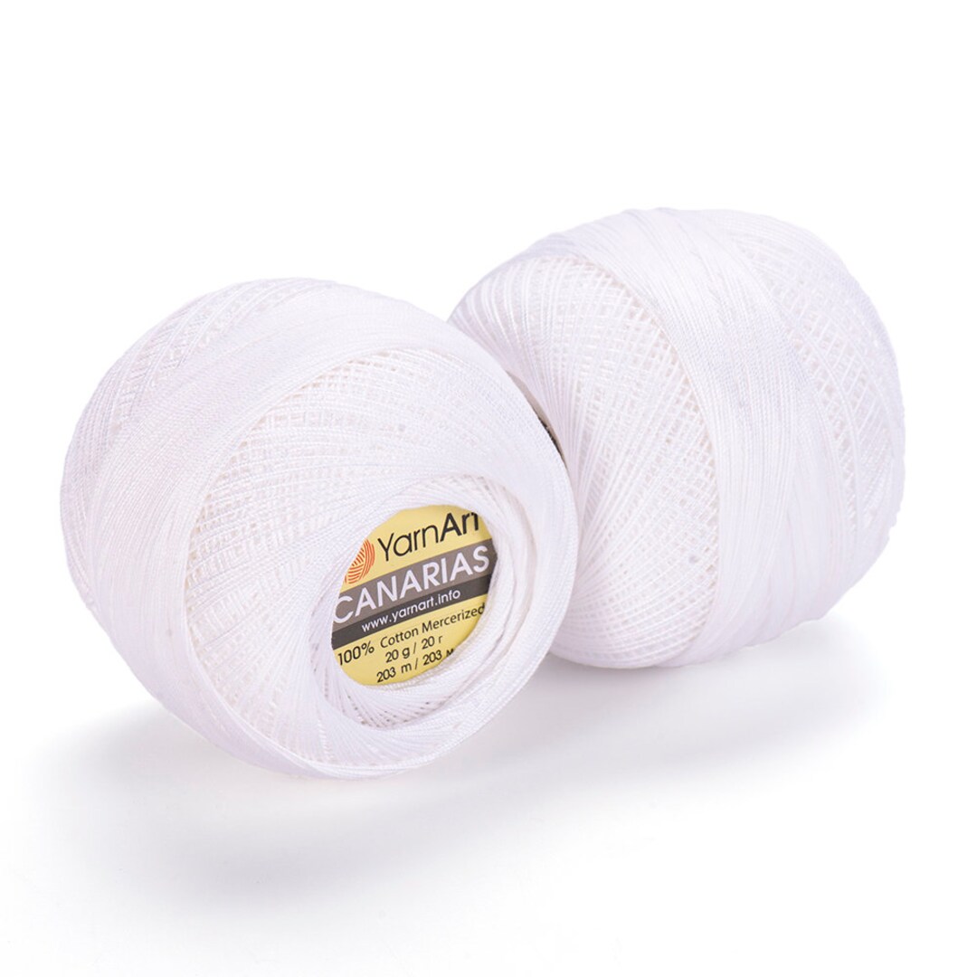 Bead Crochet Thread Optik White for Small Beads, for 11/0 or 8/0 Seed