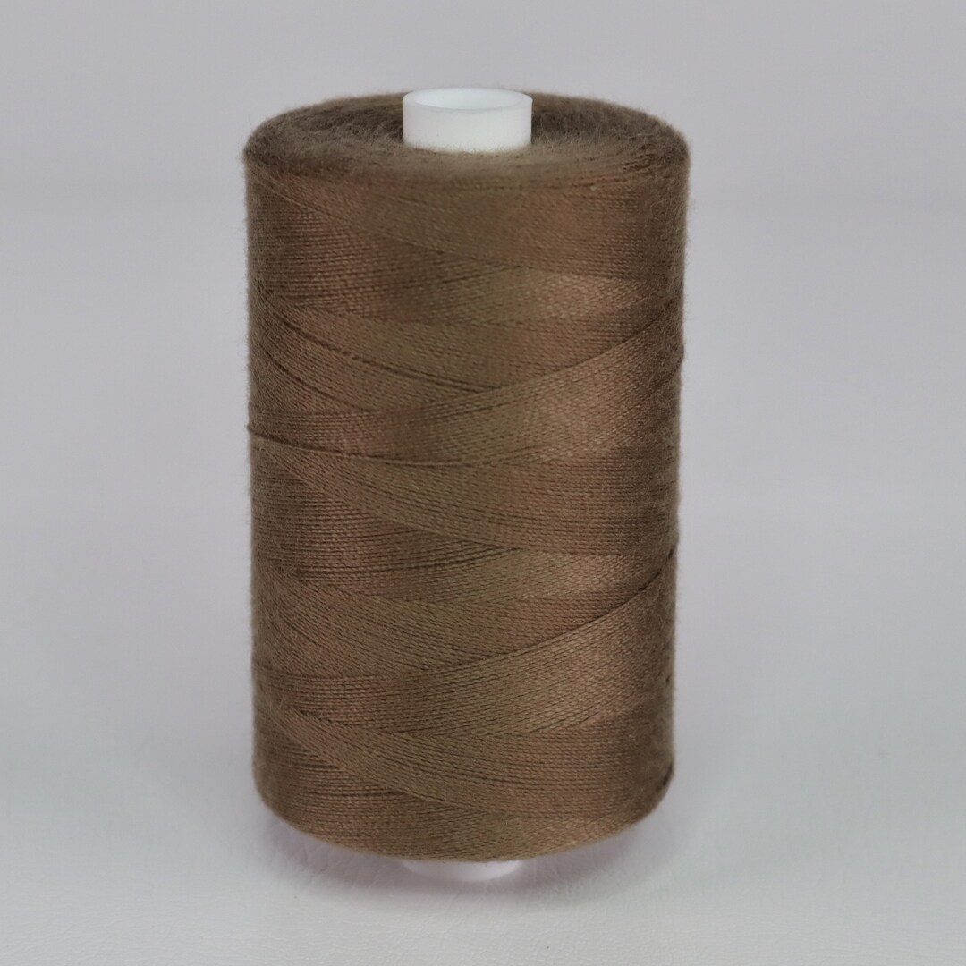 Bead Crochet Thread for 15/0 Seed Beads, Brown Color, 1000m Spool, 50