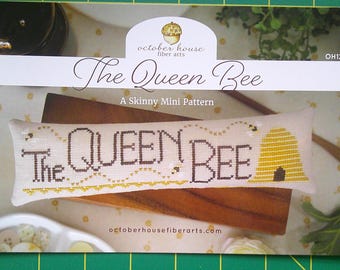 The Queen Bee a skinny mini pattern by October House