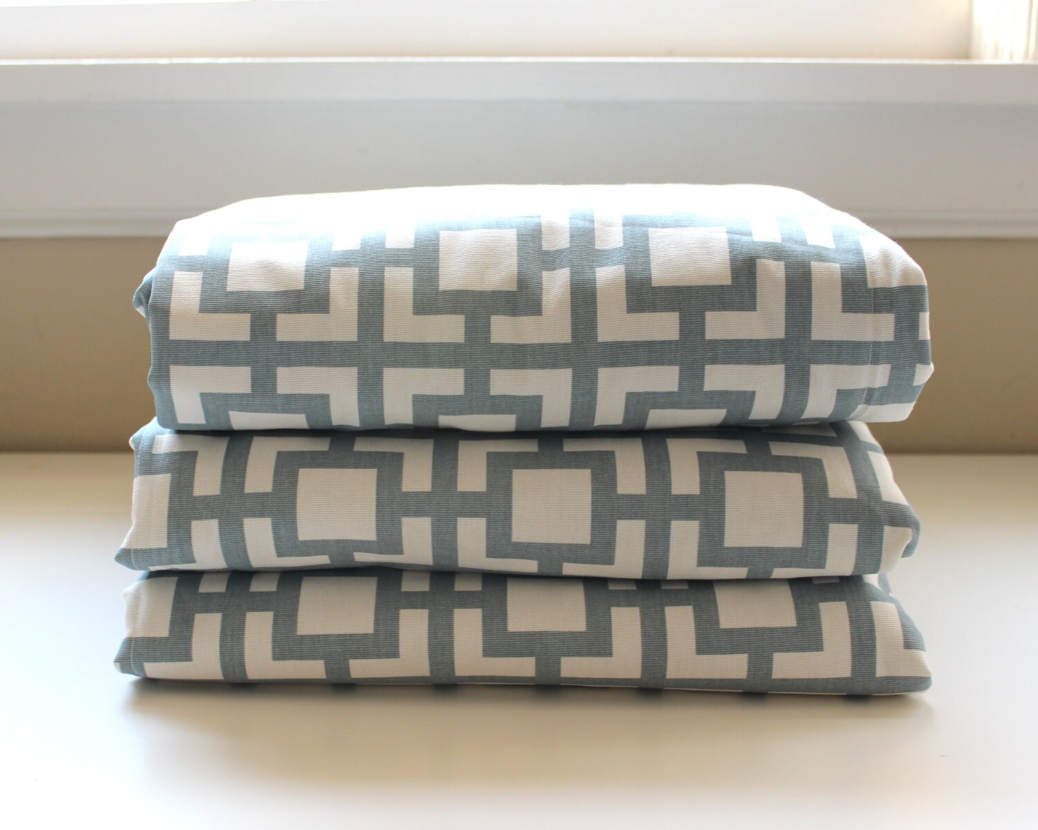 Waterproof Picnic BlanketNew FabricGigi Blue/Grey Etsy