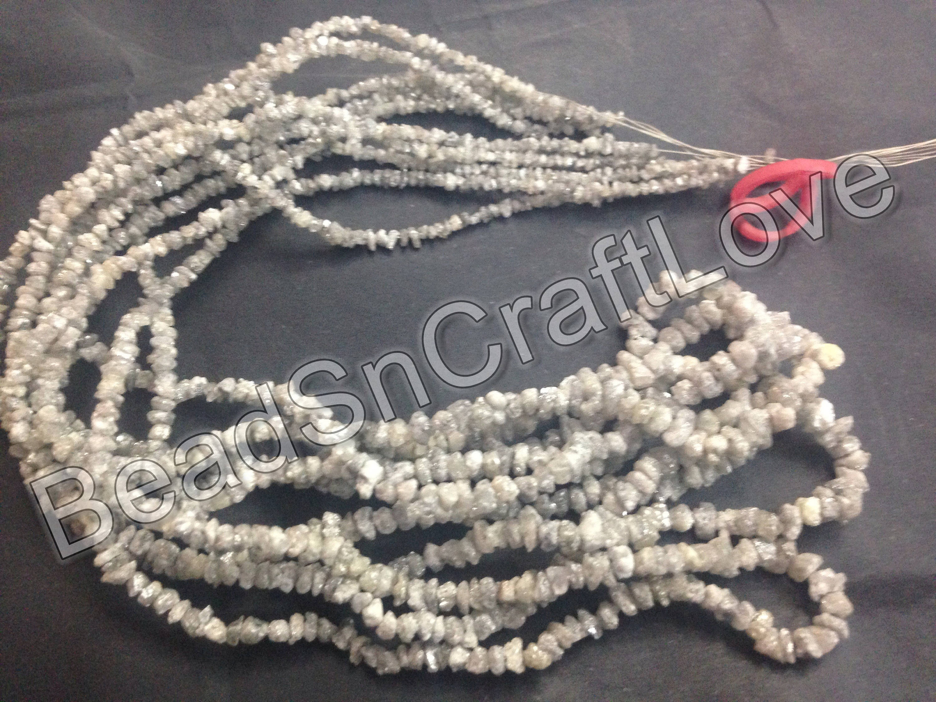 White Diamond UnCut Chips 2.53 mm 180 pieces AAA Etsy