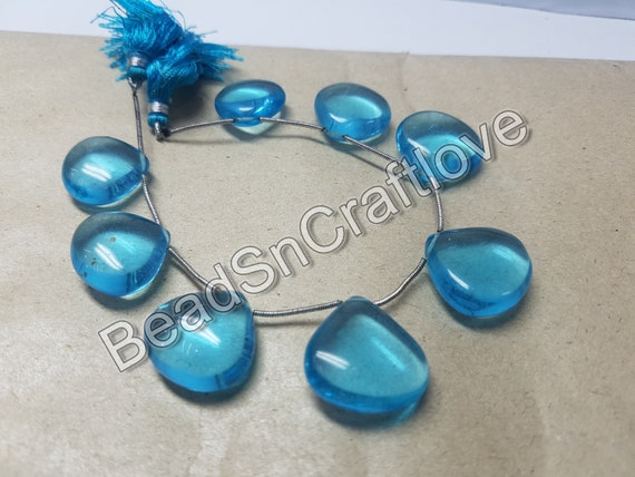 Sky Blue Quartz Heart BeadsSky Blue Quartz Faceted Heart BriolettesSky Blue Quartz BriolettesSky Blue Quartz Beads15 MM5 PiecesGMS-SB1