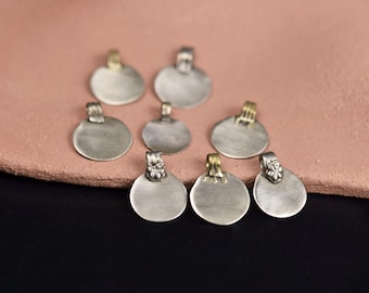 Vintage Kuchi Charms: Afghan Tribal DIY Findings - Set of 8