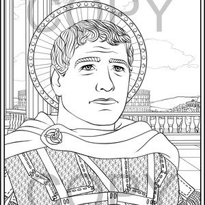 Saint Marcellus the Centurion Coloring Pages image 1