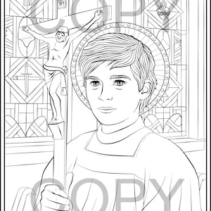 Saint Dominic Savio Coloring Pages