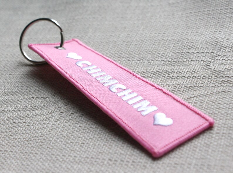 Embroidery Key Tag Custom Embroidered Patch Custom Fabric Etsy