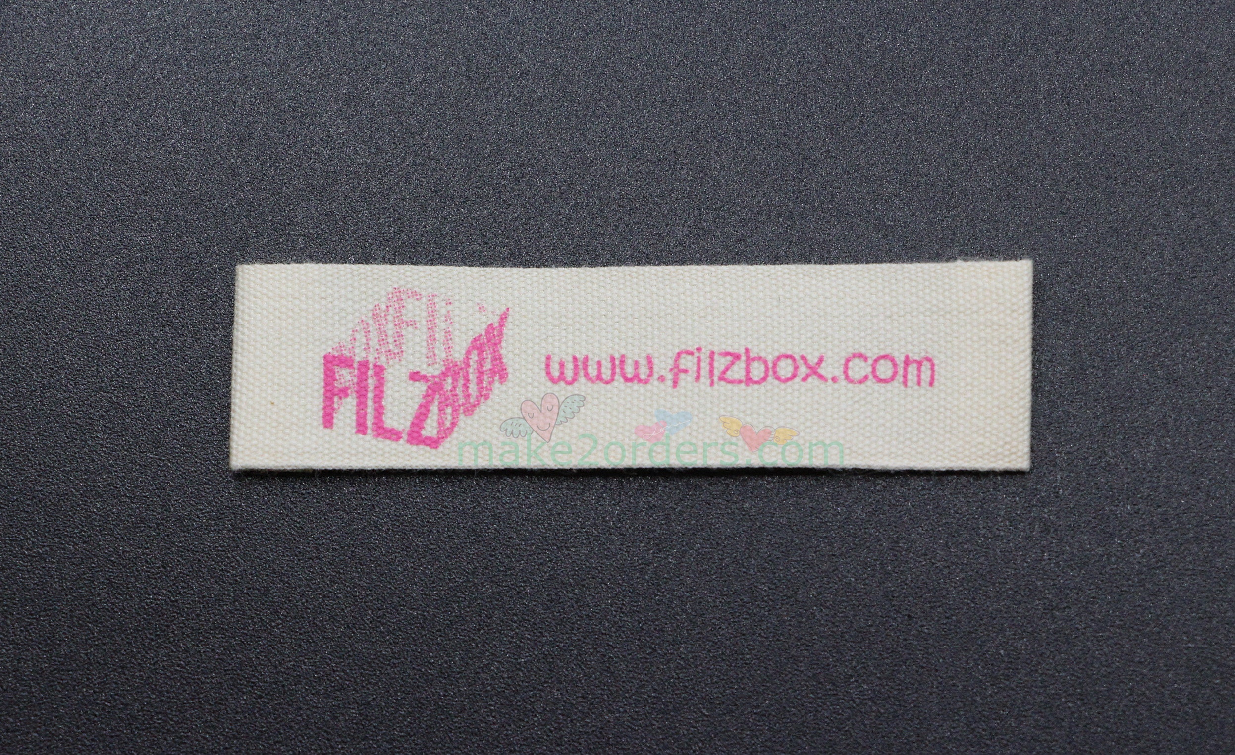 Uncut Custom Clothing Labels Personalized Fabric Labels, Sew in