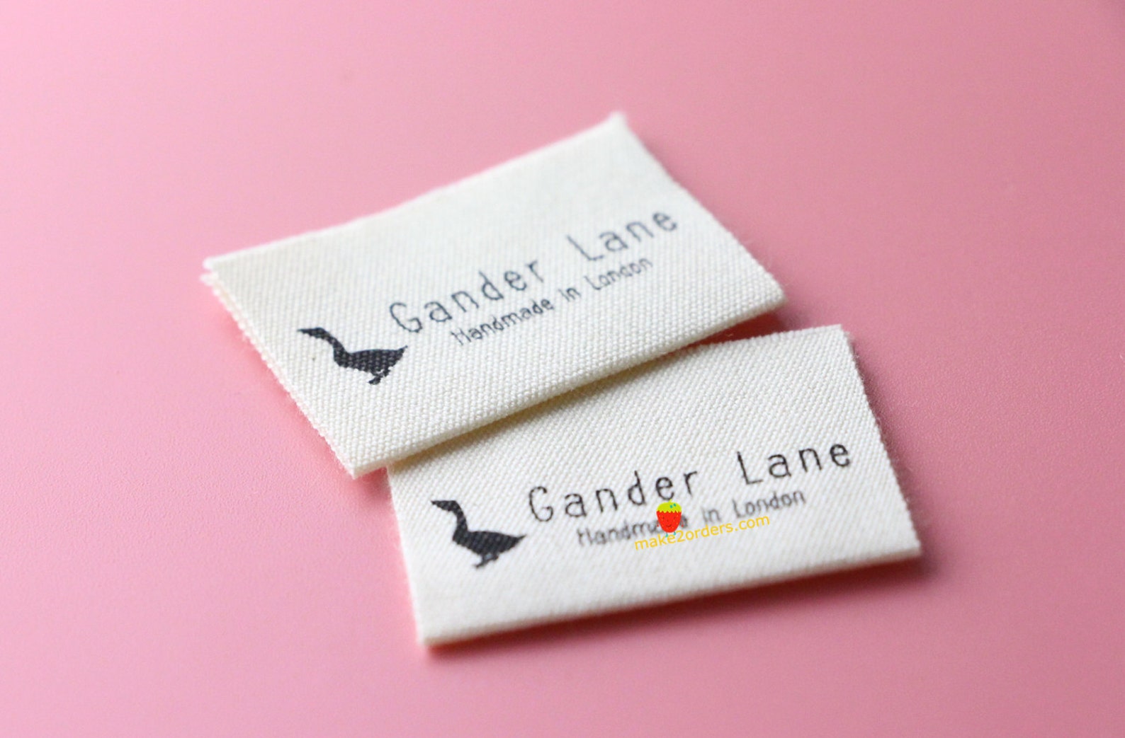 250 Custom Tags Organic Cotton Label Labels for Clothing Etsy