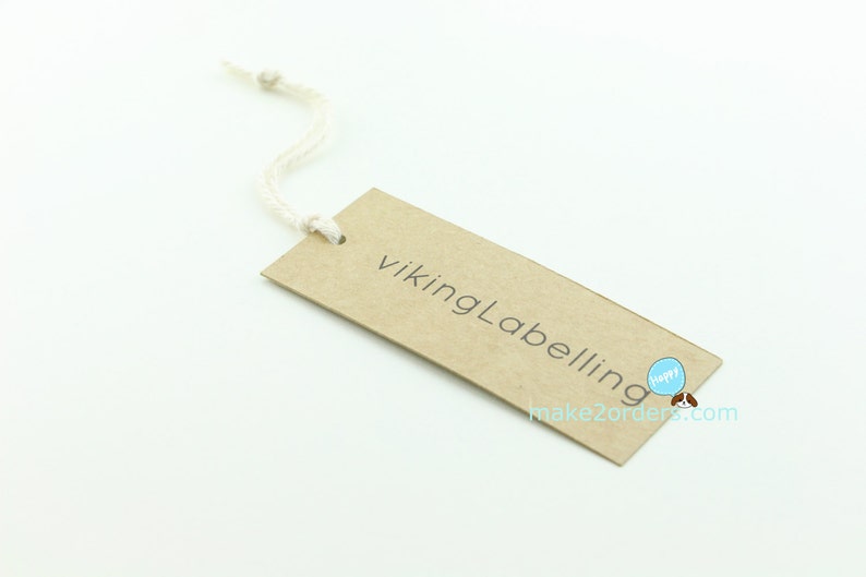 Brown Cardstock Garment Tags Cardstock Paper Hang Tag Etsy
