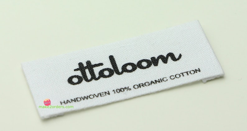 Cotton Printed Labels, Clothing Labels, Garment Label, Custom Labels, Custom Fabric Labels, Printed Cotton Labels, Printed Tags, Free Ship. image 1