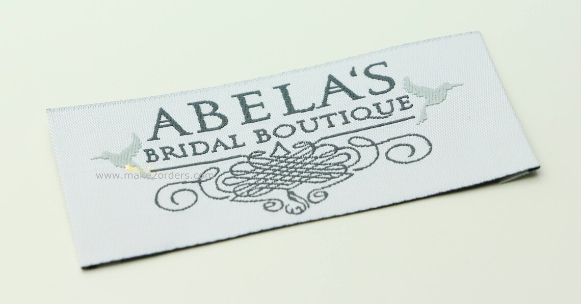 250 Custom Cloth Labels Woven Labels Custom Fabric Labels Etsy