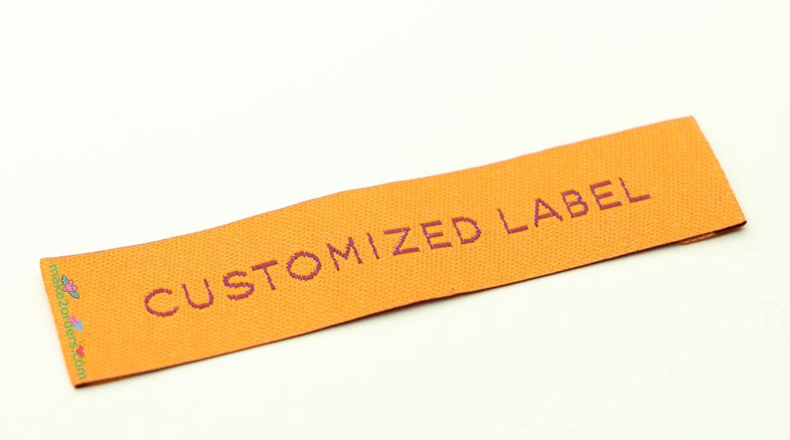 100 Clothing Lables Personalized Tags Sew on Labels Sewing Etsy