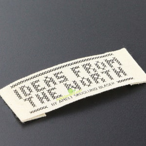 Cotton Printed Labels, Clothing Labels, Garment Label, Custom Labels, Custom Fabric Labels, Printed Cotton Labels, Printed Tags, Free Ship. image 9