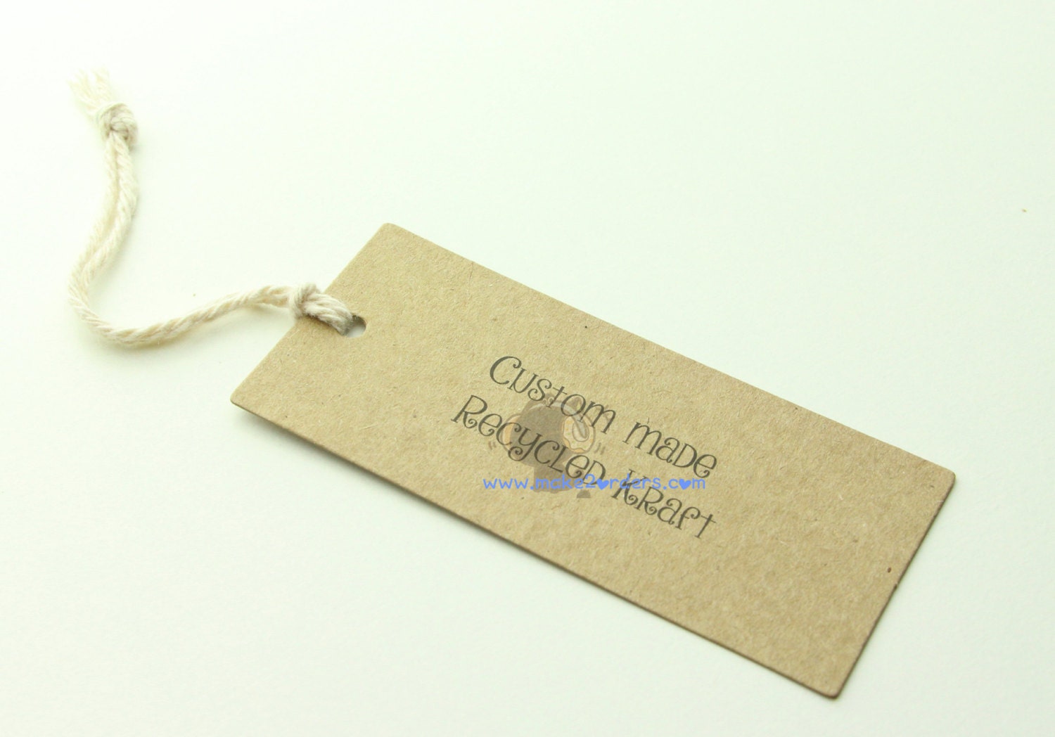 Brown Cardstock Clothing Hang Tags Personalized Tags Custom Etsy