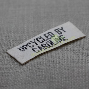 Cotton Printed Labels, Clothing Labels, Garment Label, Custom Labels, Custom Fabric Labels, Printed Cotton Labels, Printed Tags, Free Ship. image 3