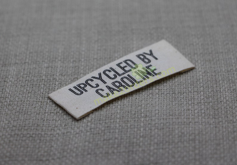 Cotton Printed Labels, Clothing Labels, Garment Label, Custom Labels, Custom Fabric Labels, Printed Cotton Labels, Printed Tags, Free Ship. image 3
