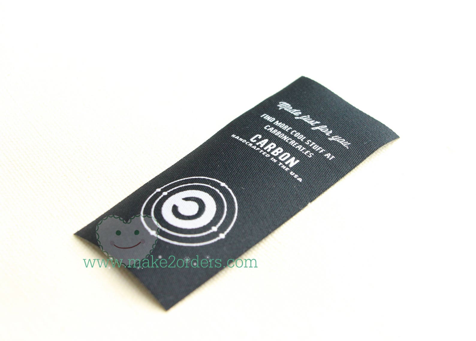 100 Iron on Custom Tag Iron Labels Custom Iron on Label Etsy