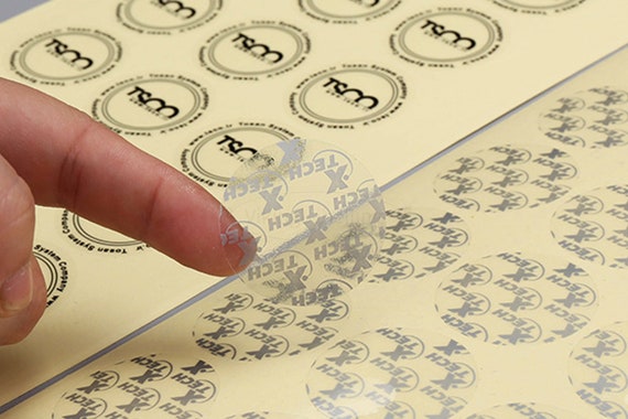 250pcs Embossing Stickers Self Adhesive Label 2