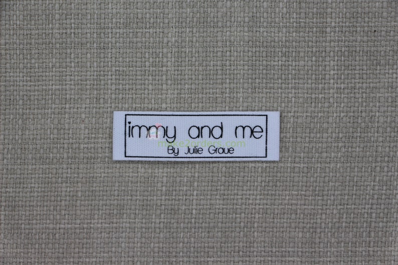 100 Printed Cotton Labels, Cotton Fabric Labels, Custom Cotton Tag, Clothing Cotton Label, Cotton Neck Tag, Custom Fabric Tags, Post Ship. image 10