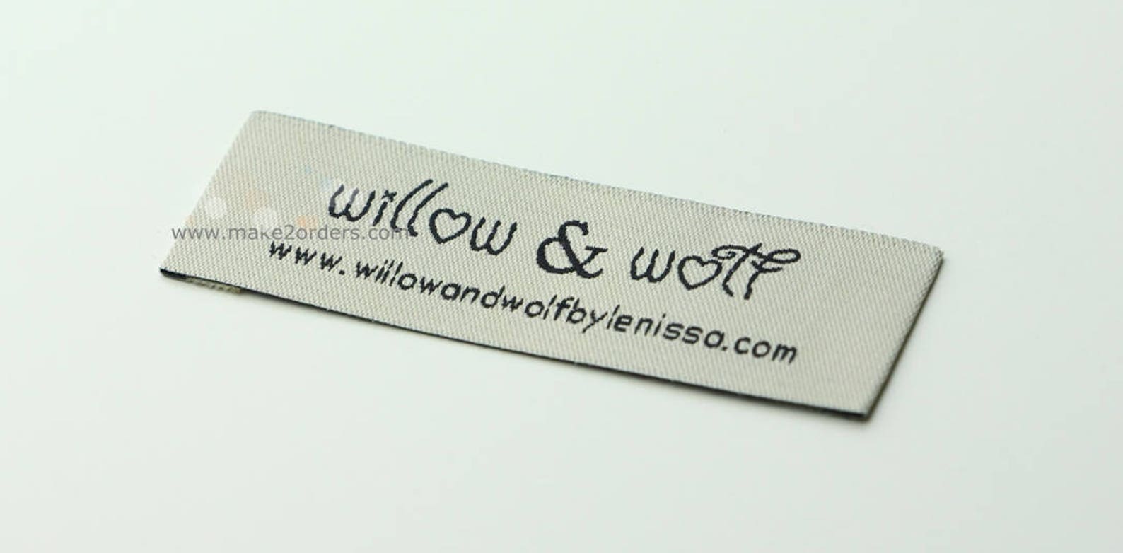 350 Customized Tags Sewing Tags Tags for Clothing Woven Etsy