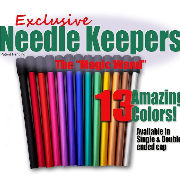 Needle Keeper-SG: Single-Capped pour aiguilles à tricoter circulaires, protégez vos précieuses aiguilles et vos travaux en cours.
