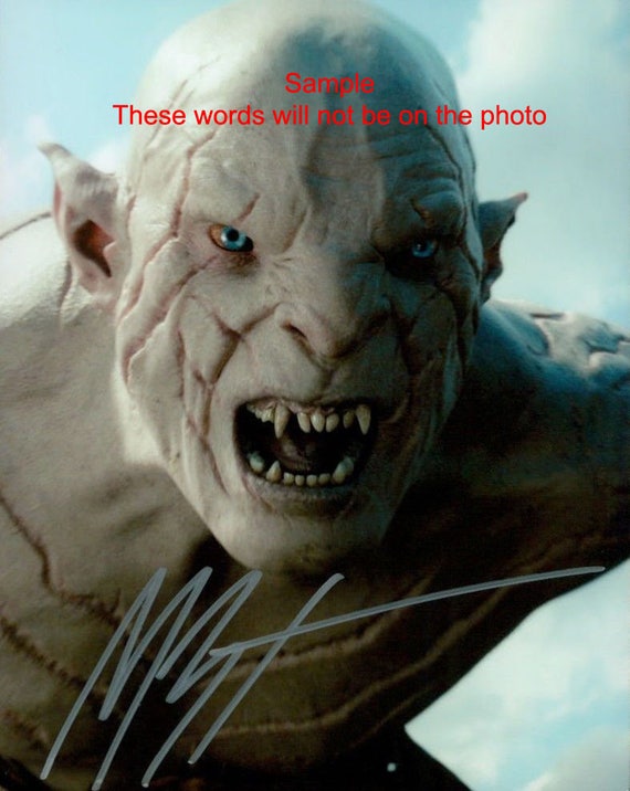 MANU BENNETT the Hobbit Azog Signed Original Autographed Photo - Etsy