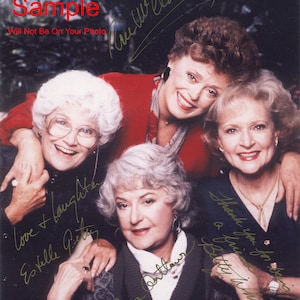 The Golden Girls Signed REPRINT Autographed Photo 8x10 COA