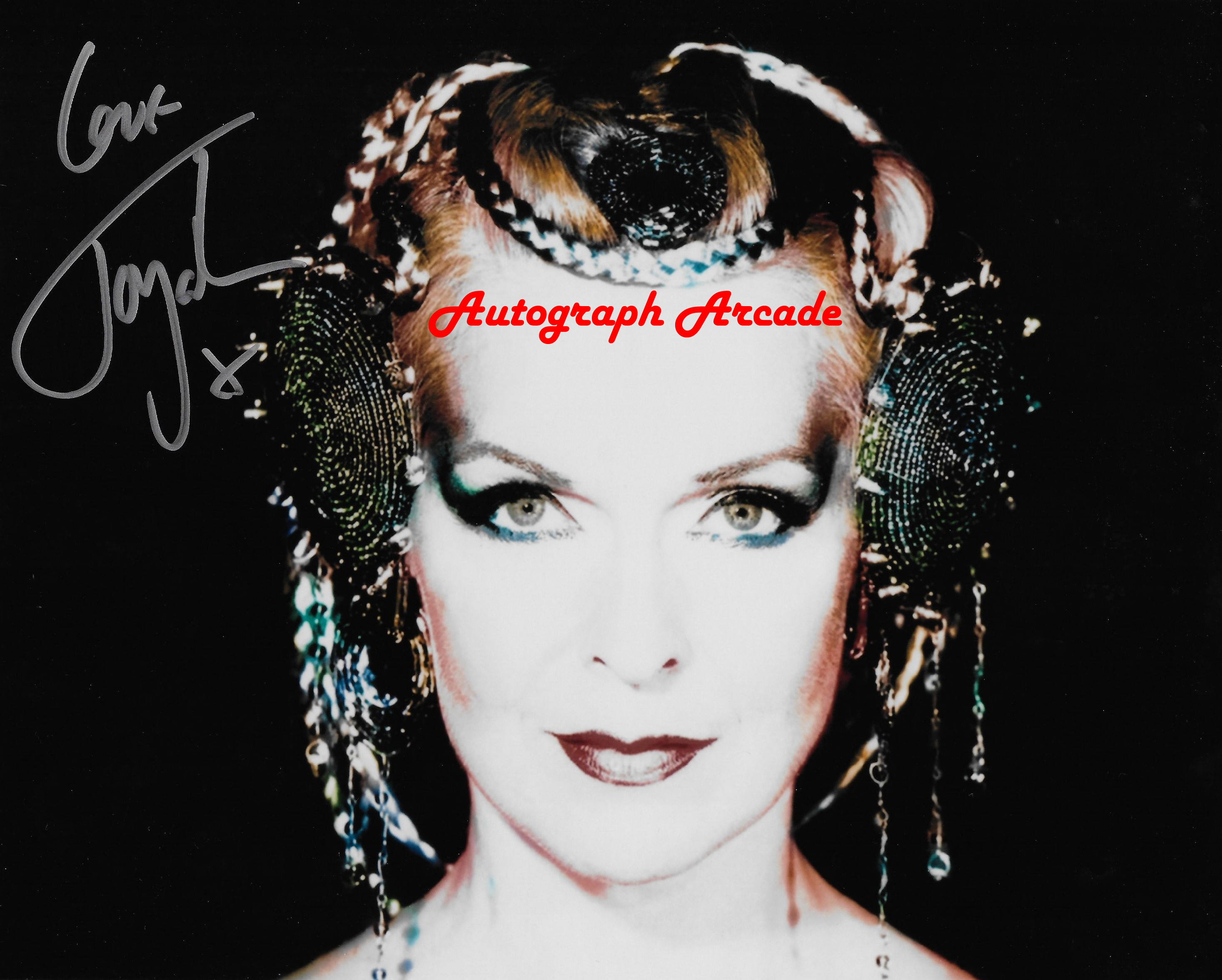 Photo 10" x 8" Toyah in person signed photo J4M 