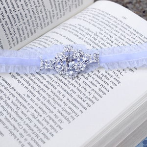 Bridal Something Blue Wedding Garder - Toss Garter for Bride Wedding Garter, Blue Garter Throw Garter - blue garders for reception winter