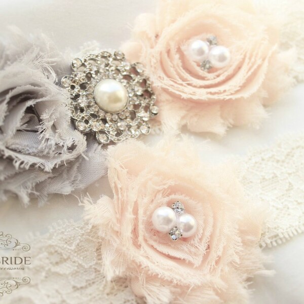 Grey Garter Belt Etsy