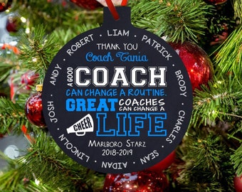 Cheer Coach Ornament Etsy