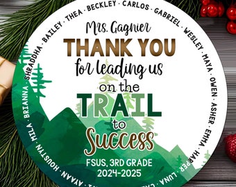 Personalized Teacher Ornament: Student Names, Thoughtful Educator Gift