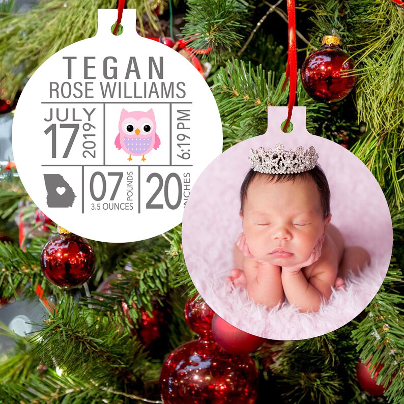 newborn christmas ornament