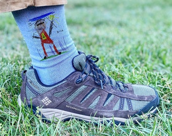 Kid's Artwork Father's Day Gifts, Your Child's Handwriting or Drawing Gift for Dad Uncle Godfather or Grandpa | Men's Gift from Child