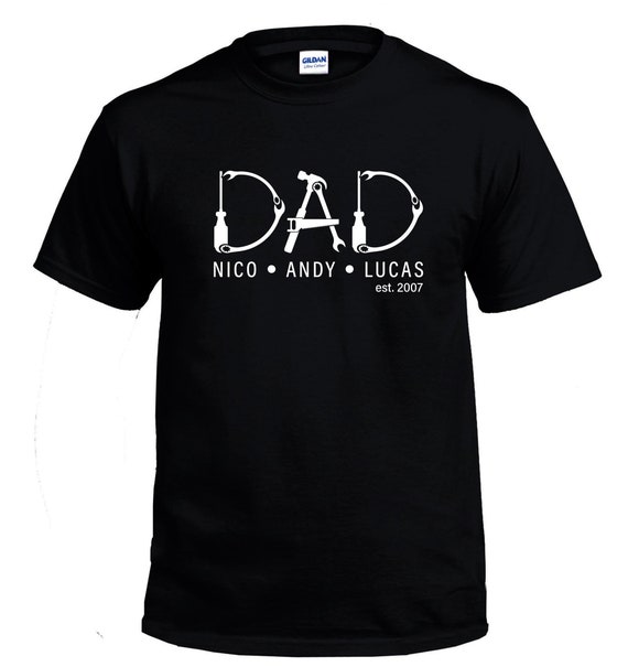 personalized dad t shirts