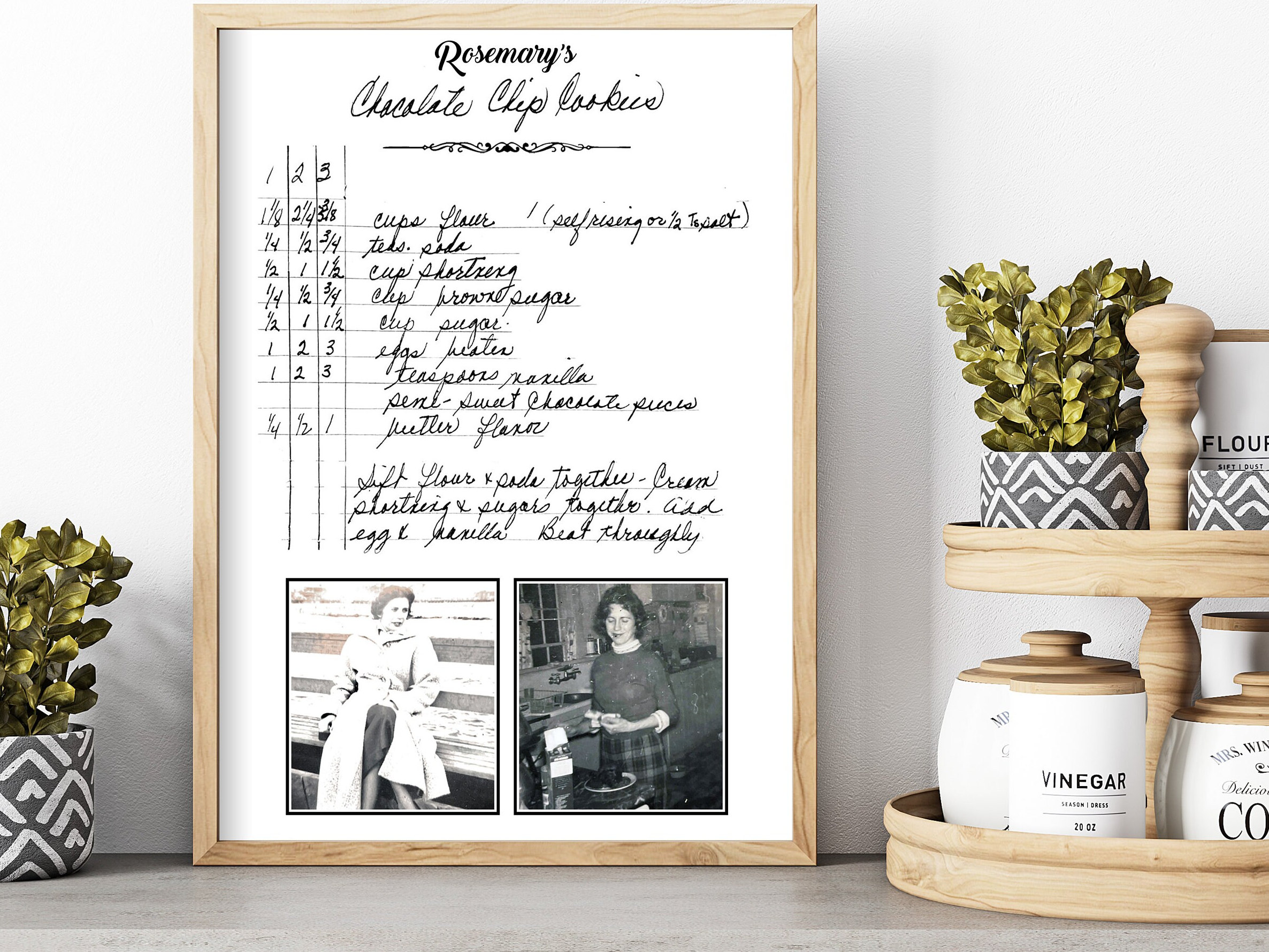 Family Recipe collection By Pam Britton Printed Wall Art Wood Multi-Color 