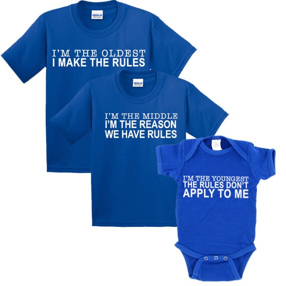 funny sibling shirts for 3 adults