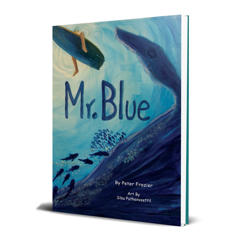 M. Bleu. Livre pour enfants. Signé et personnalisé image 1