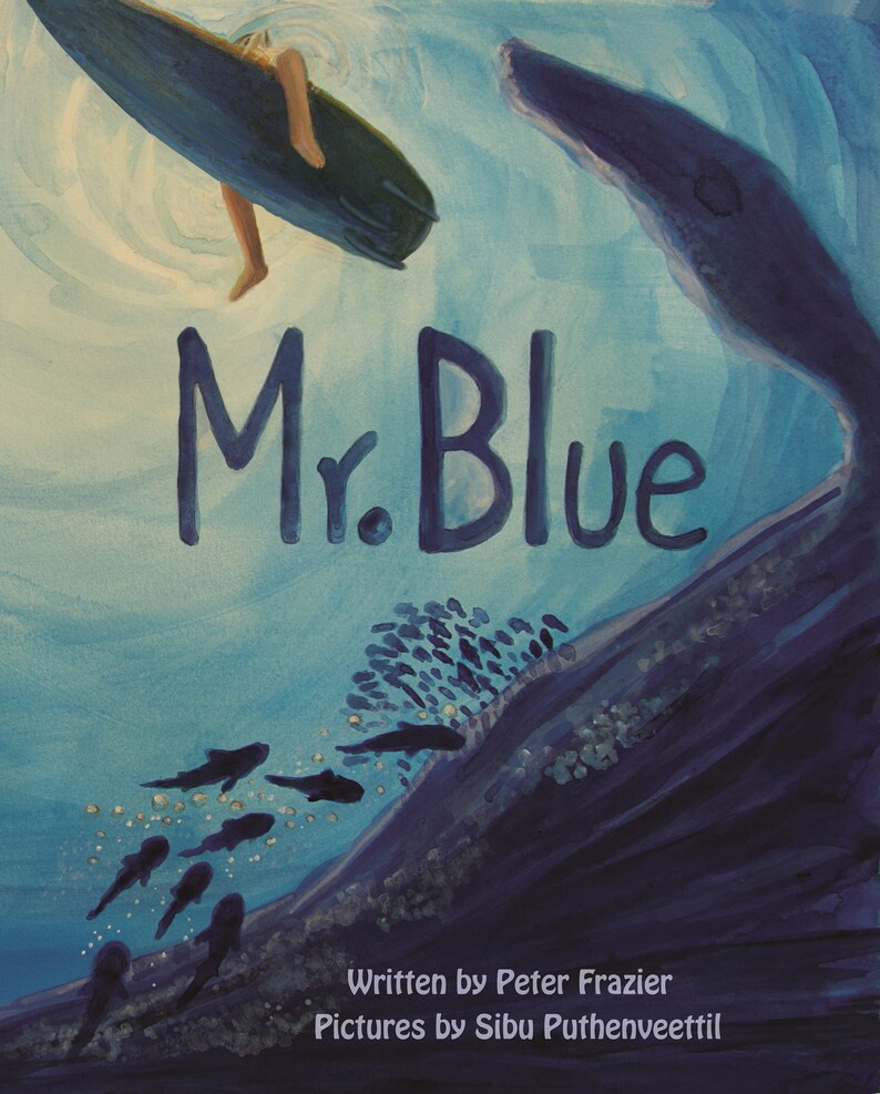 M. Bleu. Livre pour enfants. Signé et personnalisé image 2