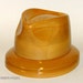 WK 8075 - Wooden hat block, millinery, hut form, form a' chapeau, fascinator, forma kapeluszowa