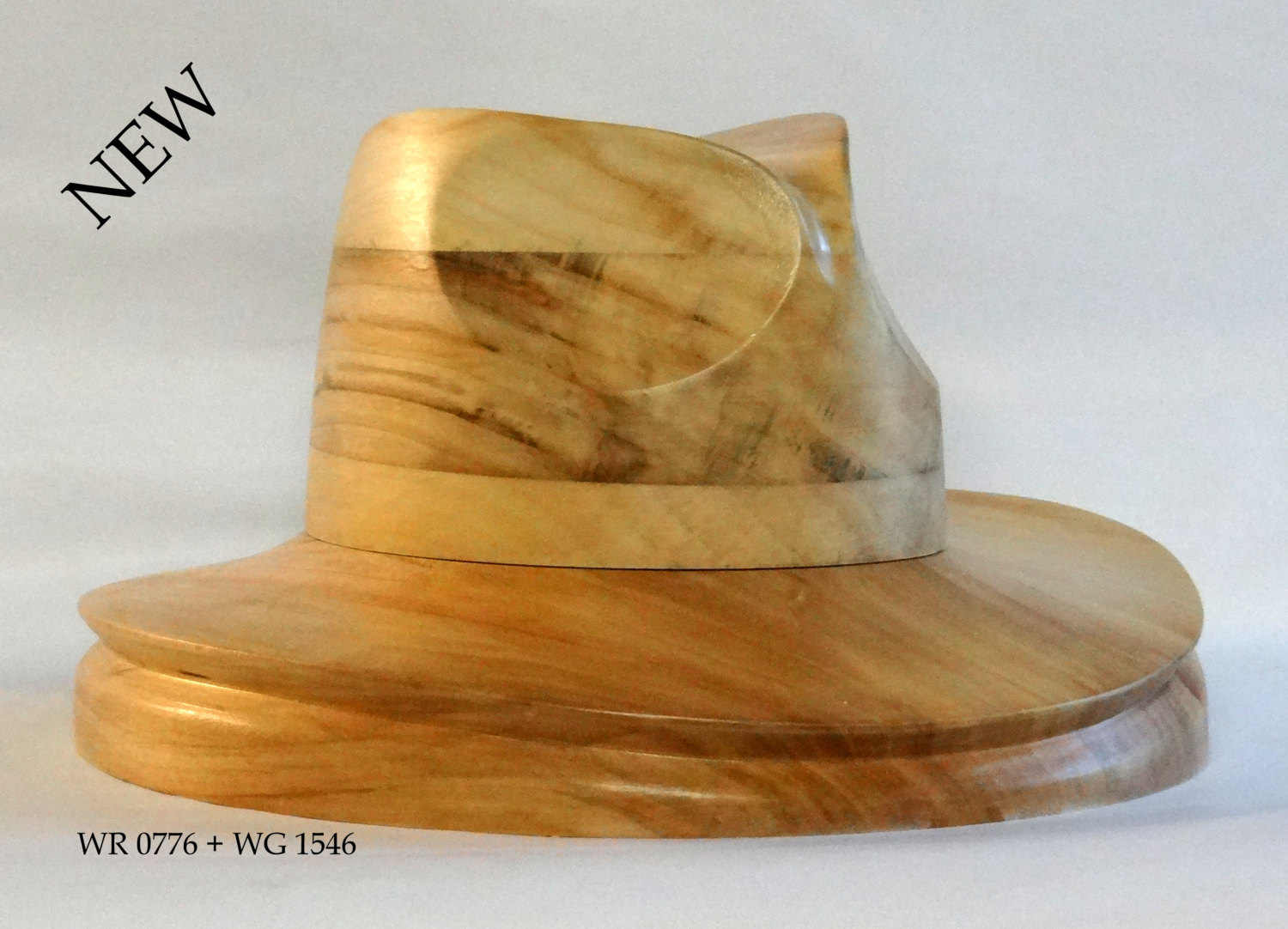 HAIBEIR New Wooden Hat Stretcher Fits All Hats 7.28''