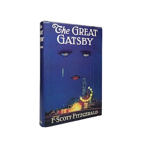First Edition Library The Great Gatsby by F. Scott Fitzgerald Hardcover FEL Replica of 1925 Issue Including Typographic Errors Within Text