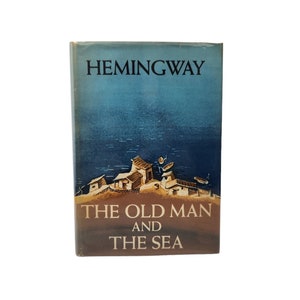 First Edition BCE The Old Man And The Sea by Ernest Hemingway - Scribner&#39;s, 1952 Vintage Hardcover Book